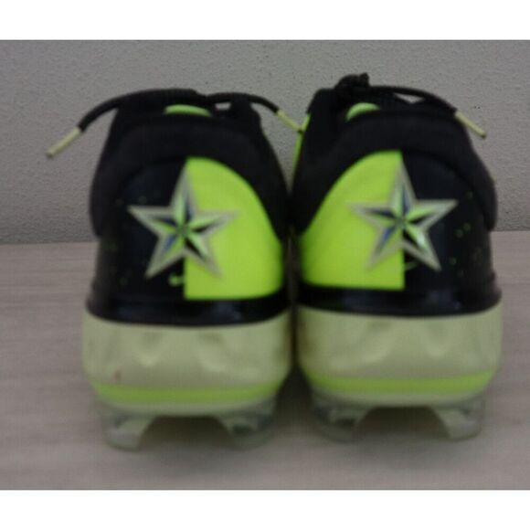 Nike FV6096-001 Men 12 Black/Lime Alpha Huarache Elite 4 Low MCS Baseball Cleats - Picture 2 of 9